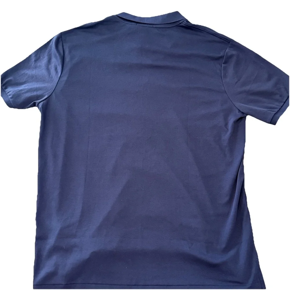 Polo Ralph Lauren Classic Fit Shirt Mens XL‎ Short Sleeve Navy Blue Pocket Pony